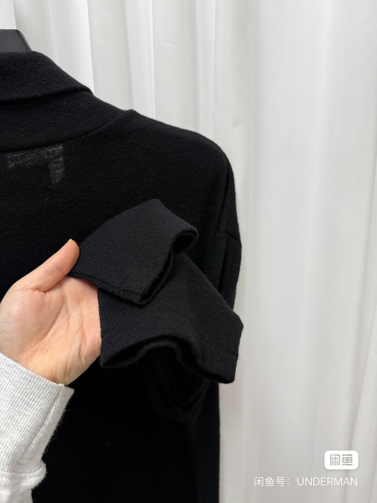 Yohji Yamamoto Black Wool Turtleneck