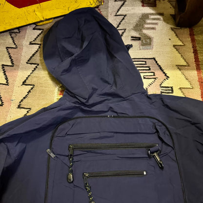 90s vintage Multi-Pocket Outdoor Hoodie