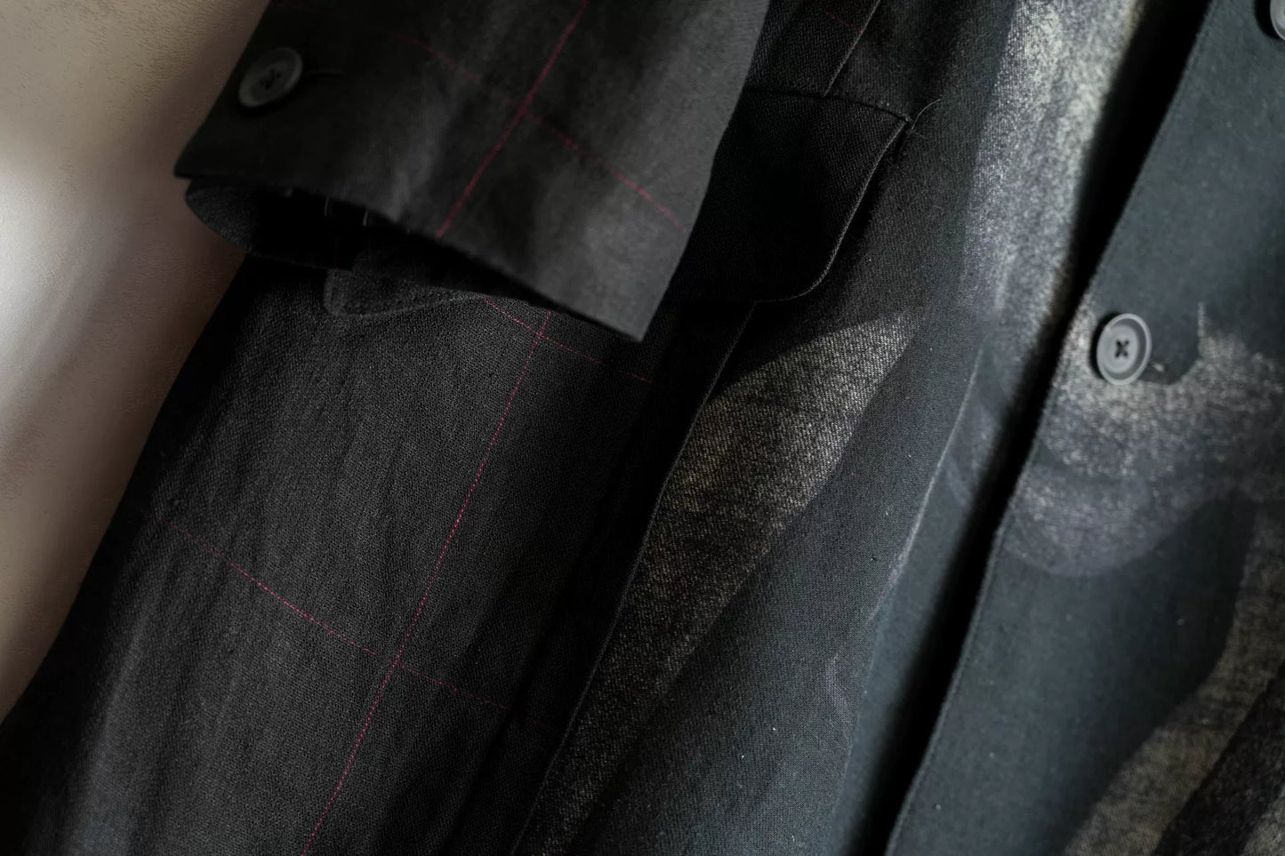 Yohji Yamamoto Linen Pattern Coat 23SS