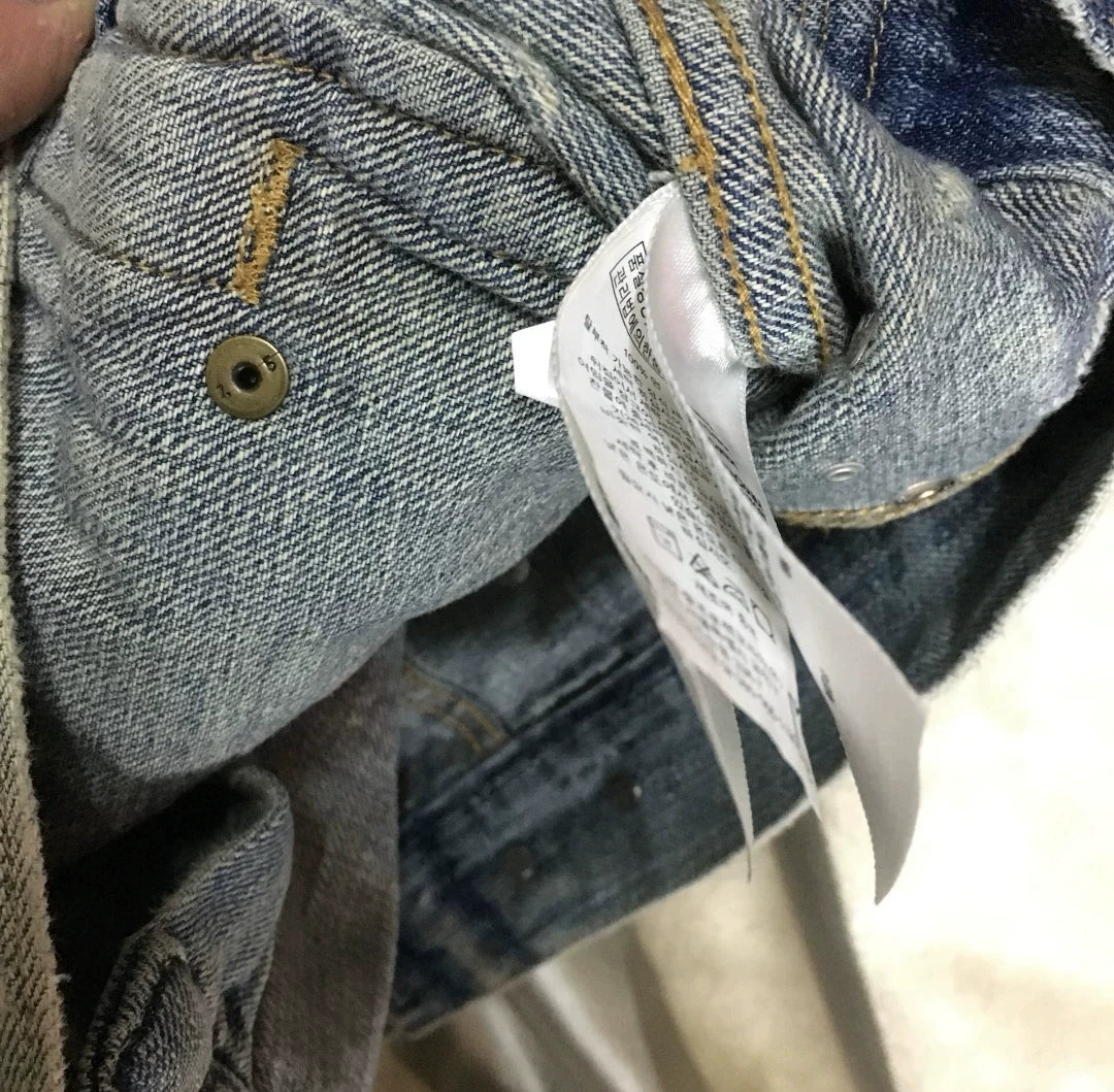 Vintage RRL Denim Supply Flag Patch Jacket