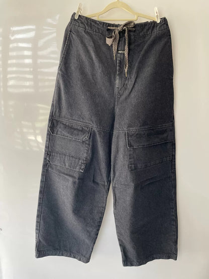 Kapital Large Pocket Drawstring Jeans Unisex