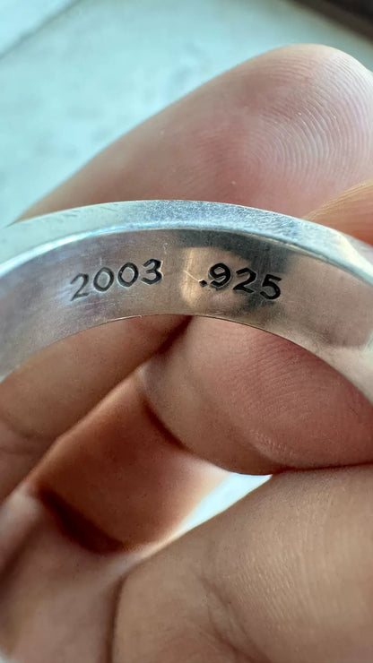 chrome hearts forever silver ring size 7