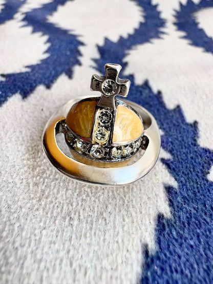 Vivienne Westwood Vintage Yellow Saturn Ring