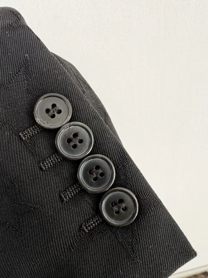 Saint Laurent Star Pattern Wool Blazer