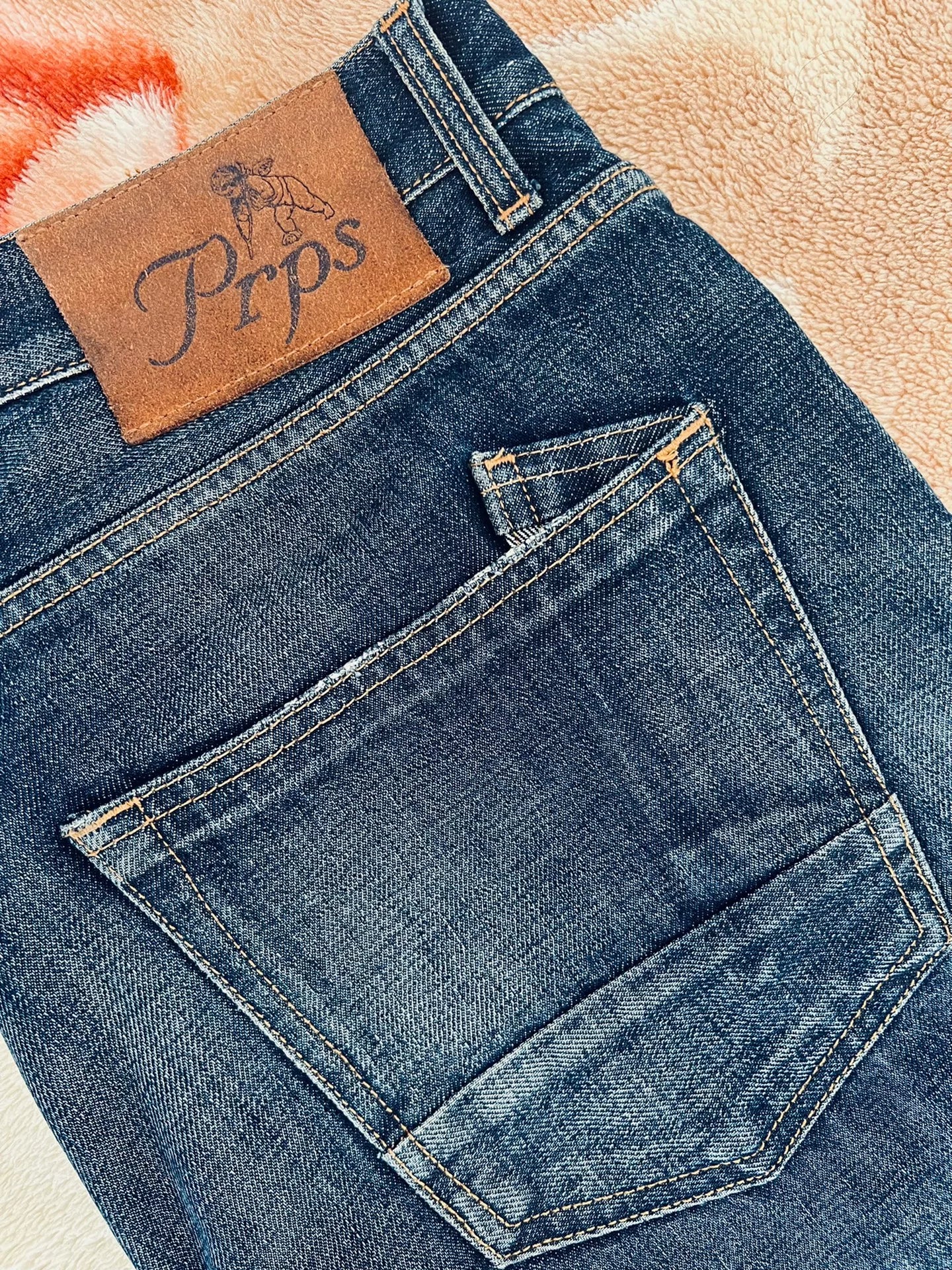 PRPS Blue W34 Straight Jeans