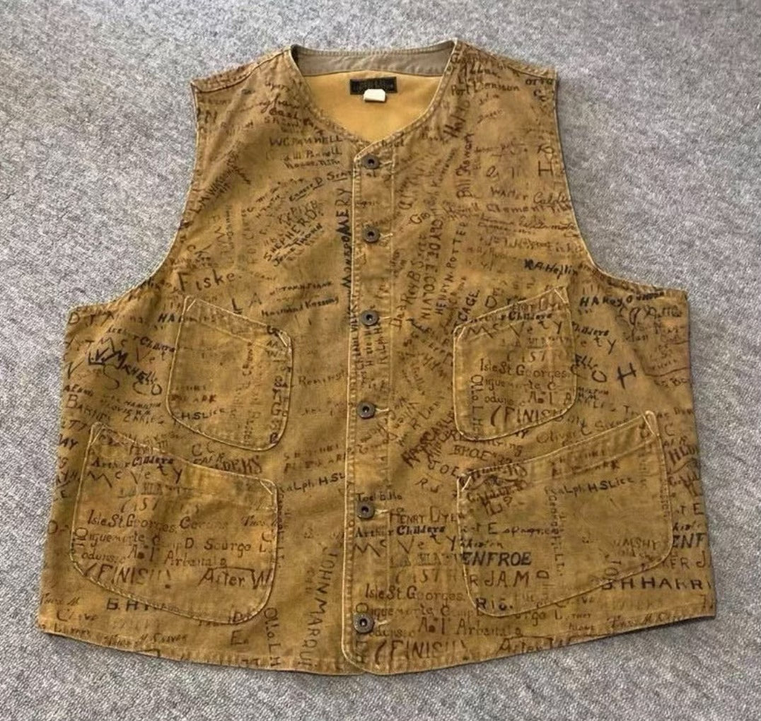 Limited Edition RRL Meeks Souvenir Vest