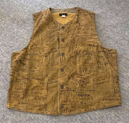 Limited Edition RRL Meeks Souvenir Vest