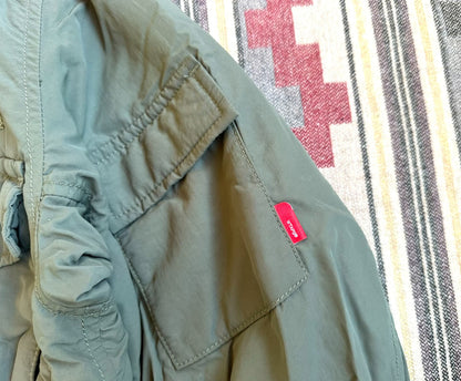 wtaps flight jacket military style black gold label