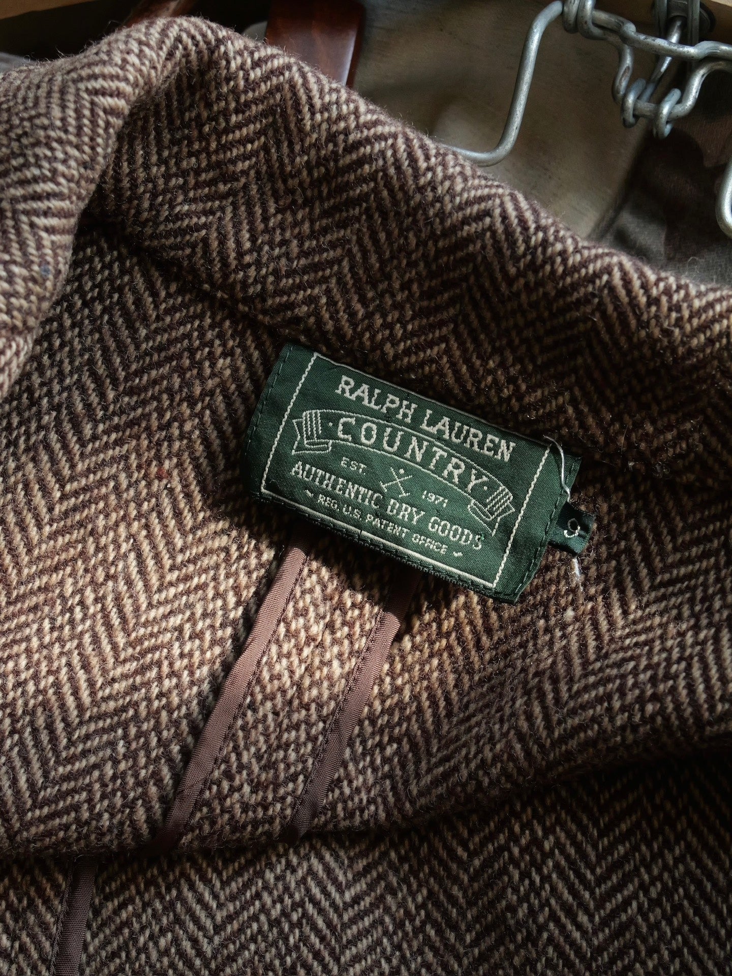 Ralph Lauren 1990s Country Knit Leather Suit