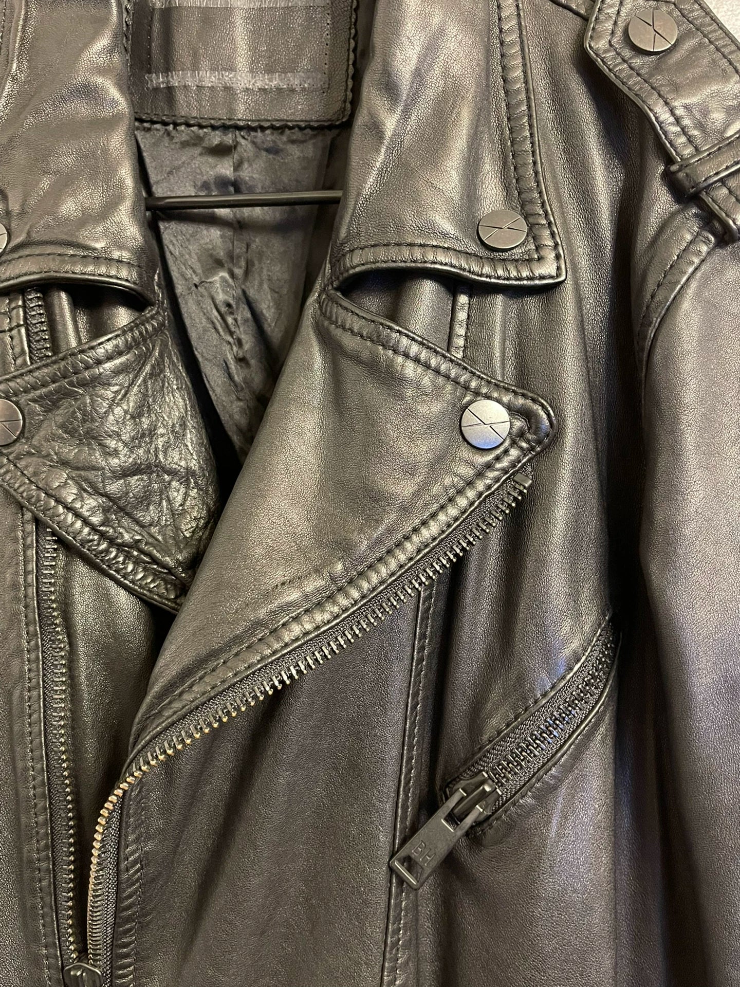 black leather motorcycle jacket from bluesheroes