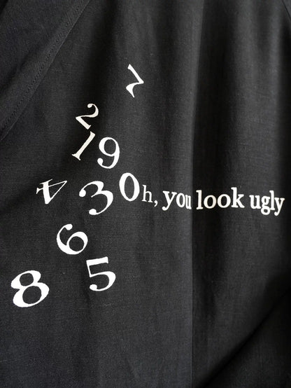 yohji yamamoto ugly mushroom pattern coat