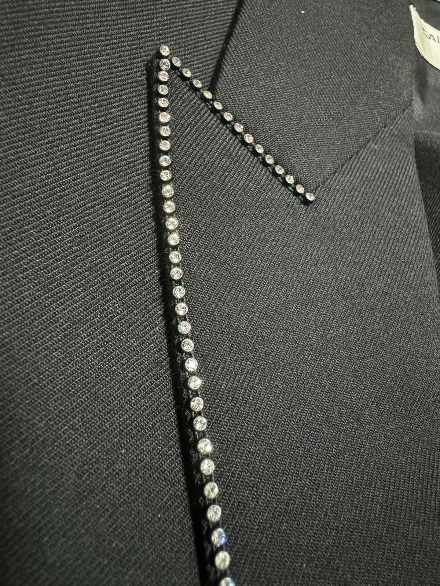 Saint Laurent Limited Runway Diamond Lapel Blazer