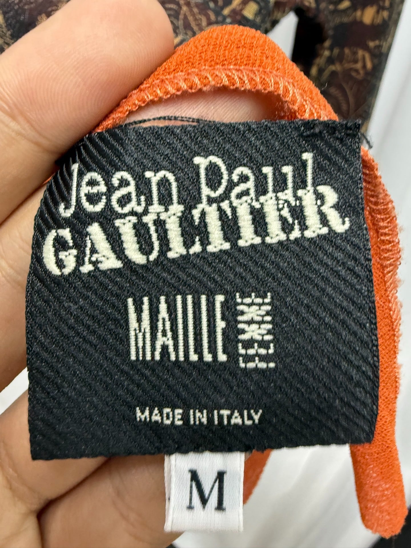 Jean Paul Gaultier Mesh Double Layer Top