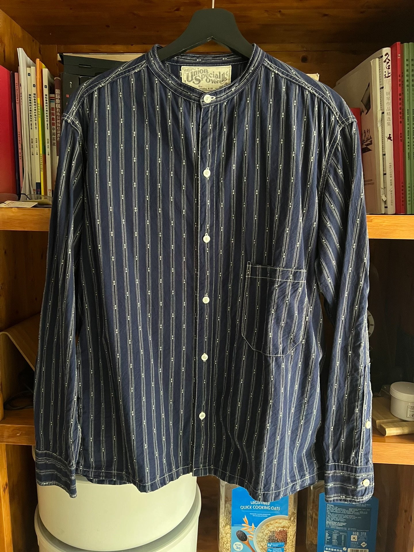 Freewheelers Vintage Indigo Stripe Shirt