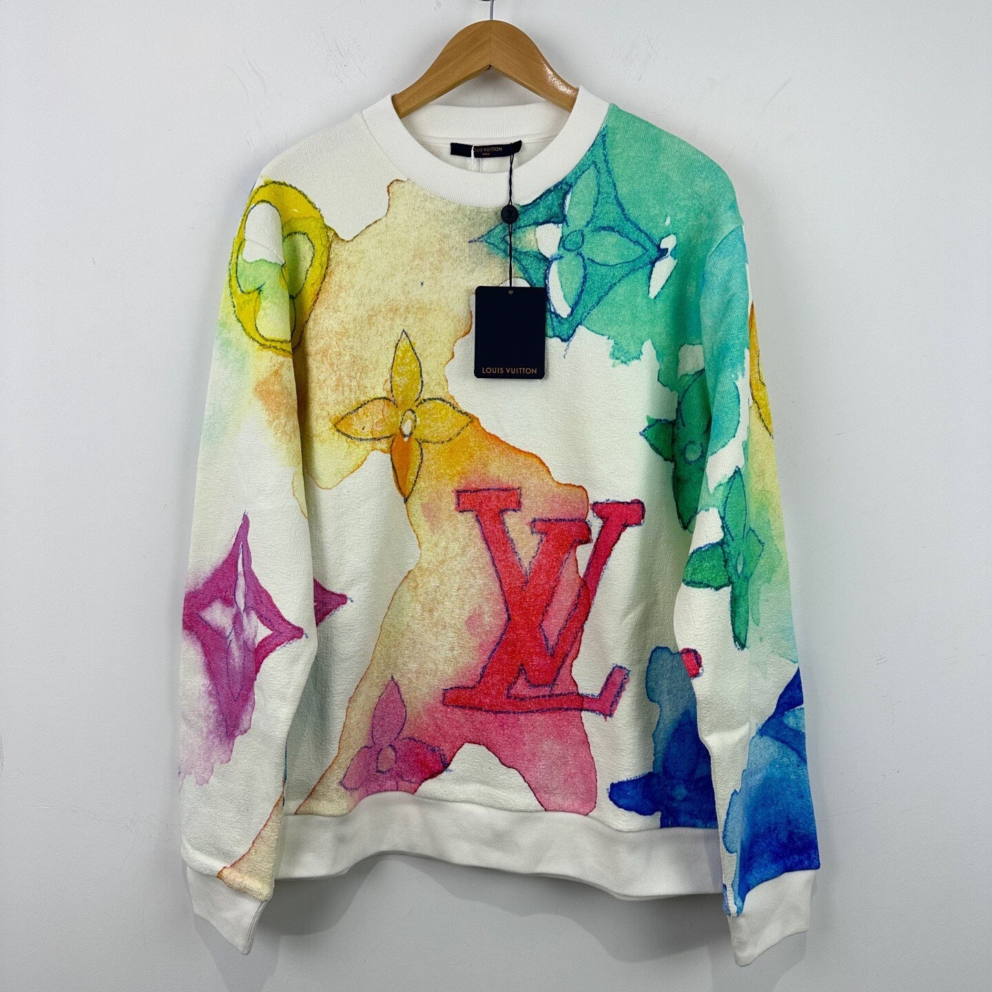 Louis Vuitton Ink Wash Towel Hoodie Large