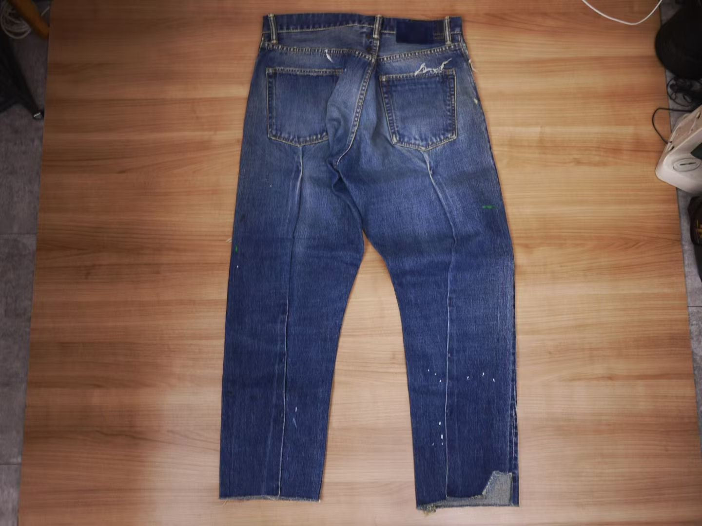 VISVIM 18SS JOURNEYMAN PANTS TACKED CRASH