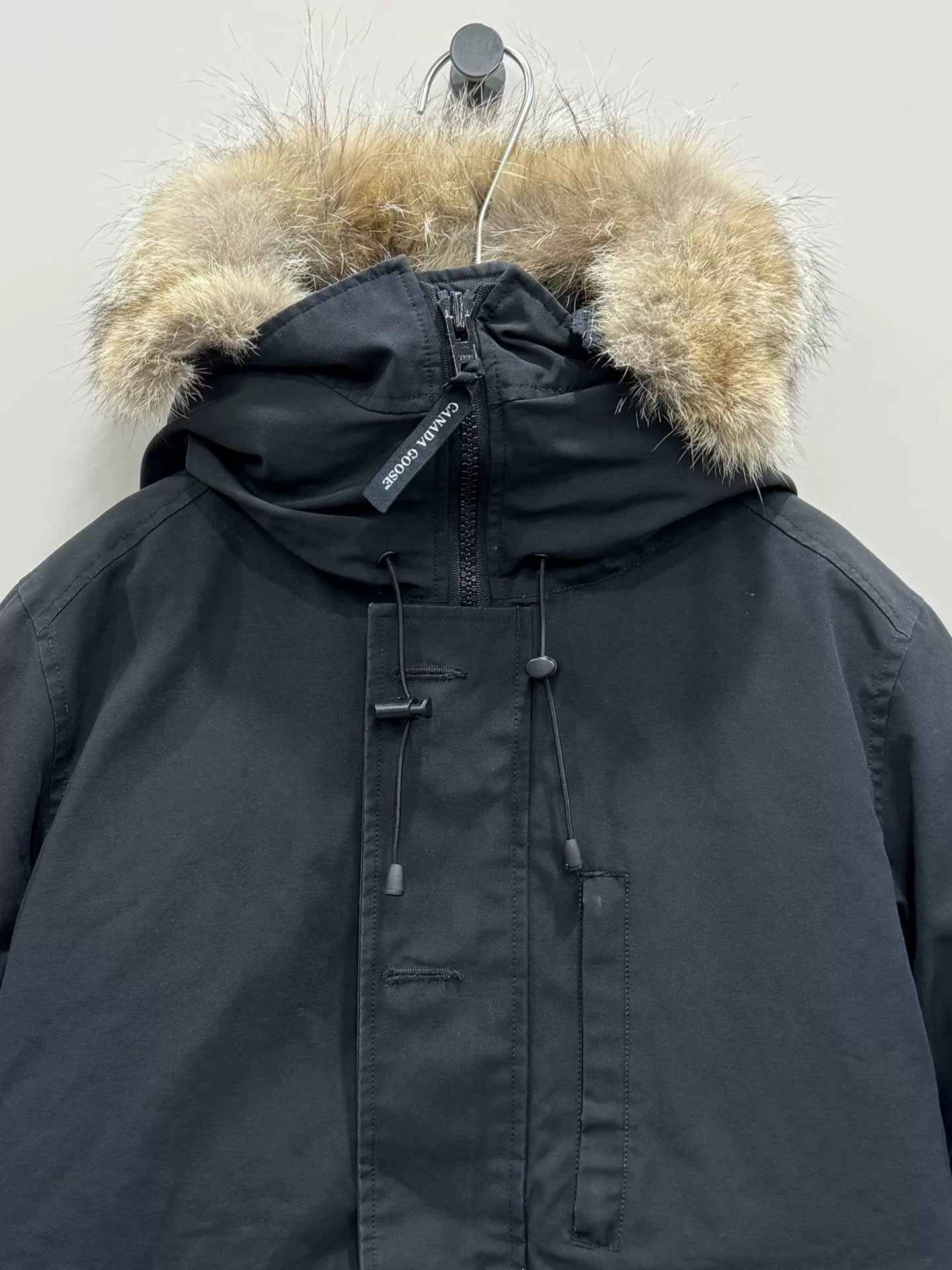 canada goose parka with removable fur trim
