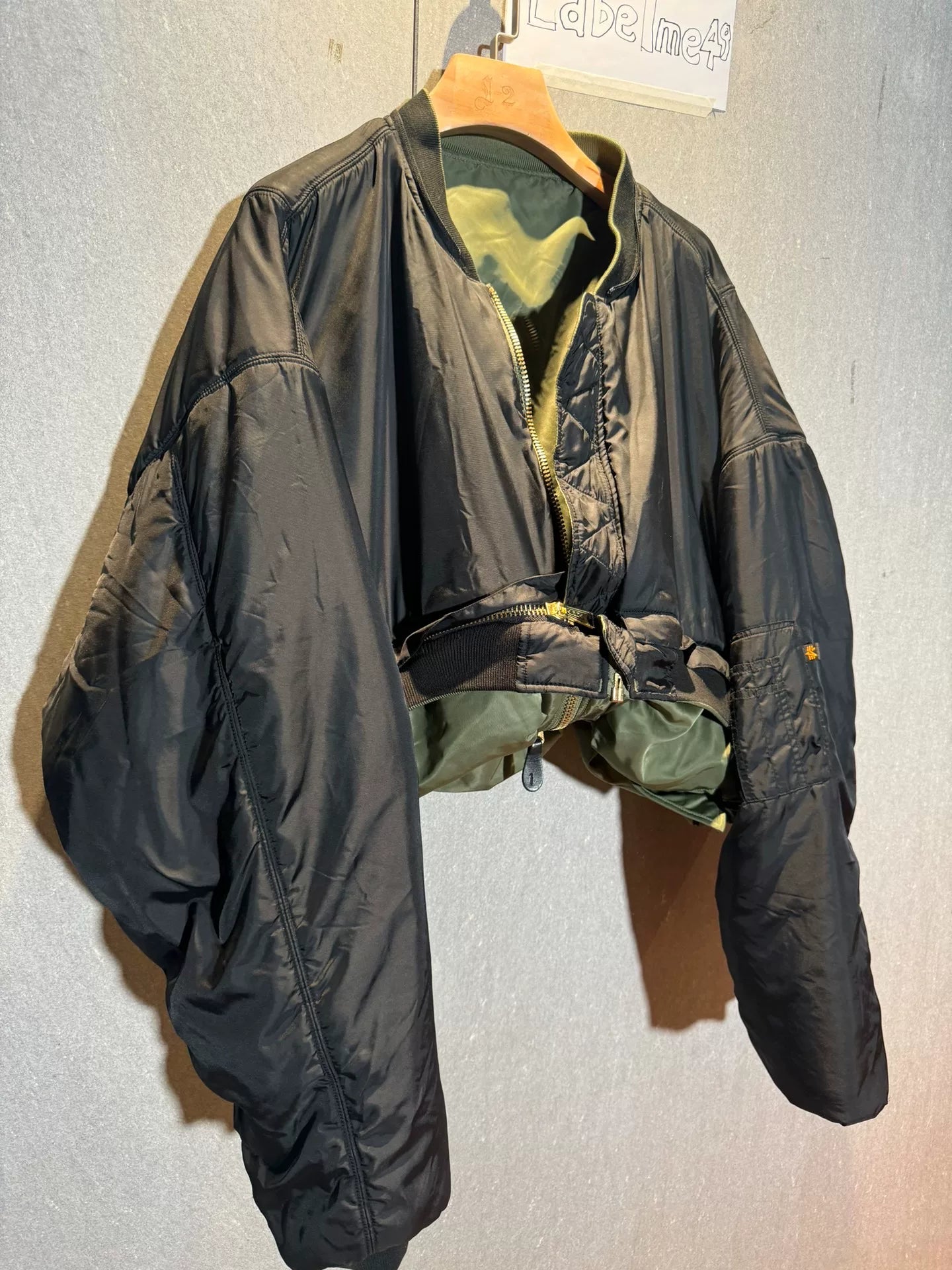 reversible bomber jacket by vetements ss17