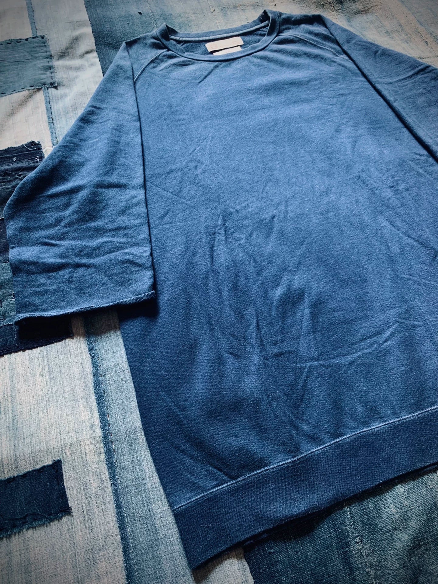 Visvim 2012SS Raglan 3/4 Crew Indigo
