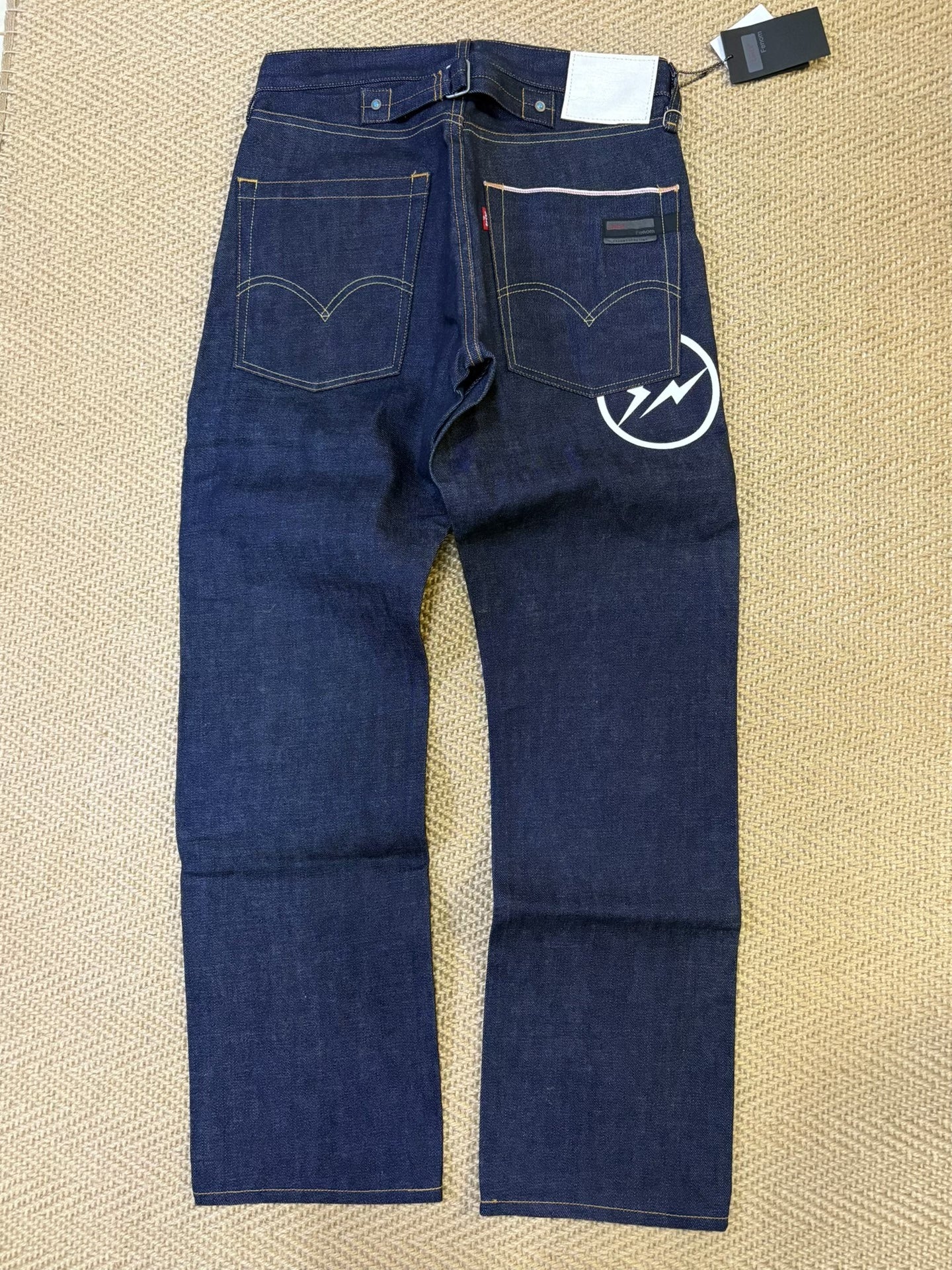 levis fenom turquoise denim pants