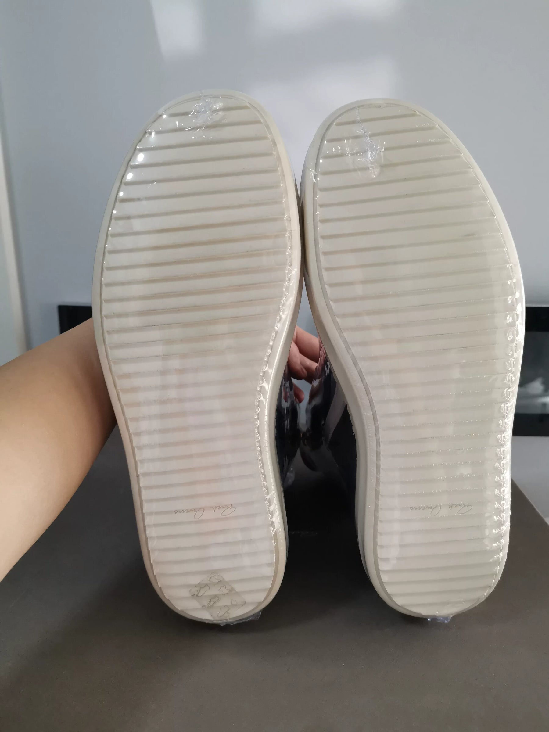 Rick Owens Early Color-Blocked Zip Shoes