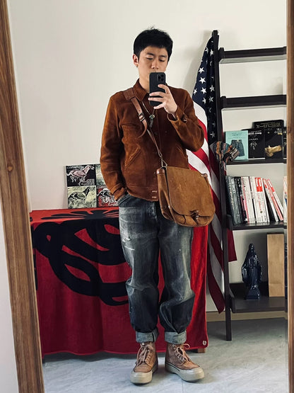 Tenderloin Brown Suede Jacket Size L