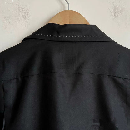 visvim KEESEY S/S Shirt with Argyle Patches