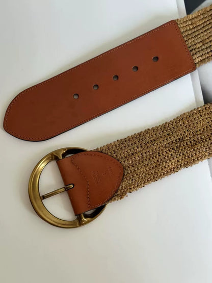 POLO Ralph Lauren Straw Leather Belt