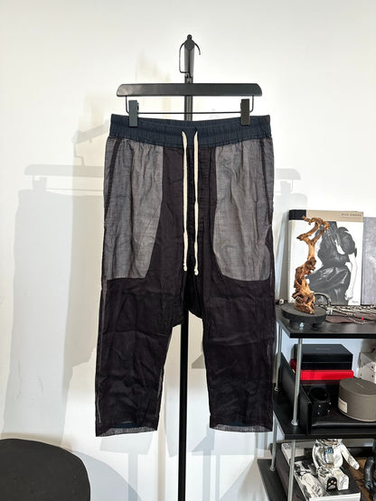 Rick Owens Double-Layer Mesh Cropped Pants 48