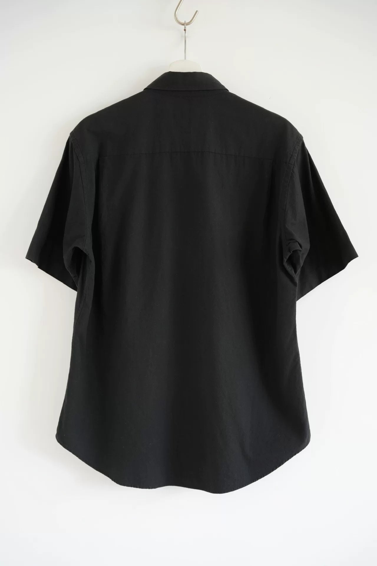 Yohji Yamamoto Short Sleeve Black Shirt