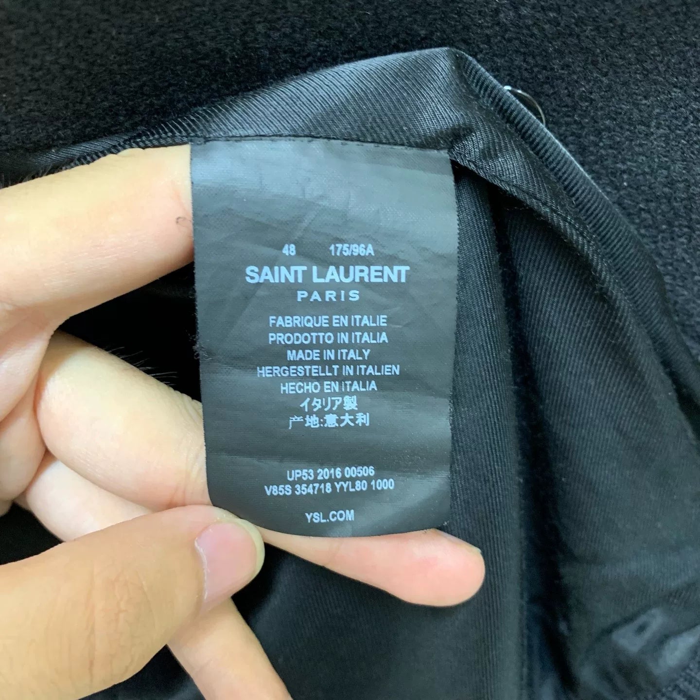 Saint Laurent Striped Varsity Jacket