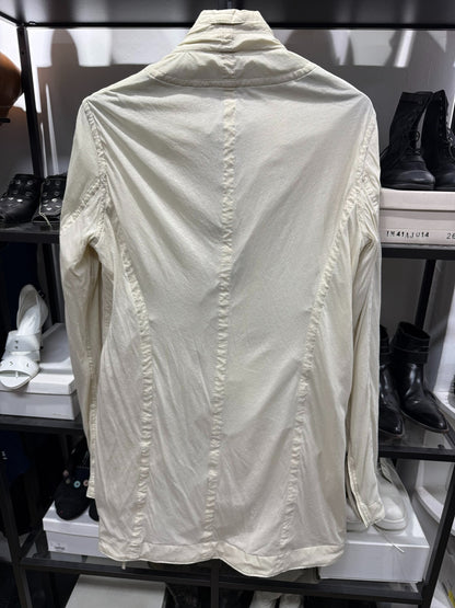 Sheer Layered Stand Collar Jacket