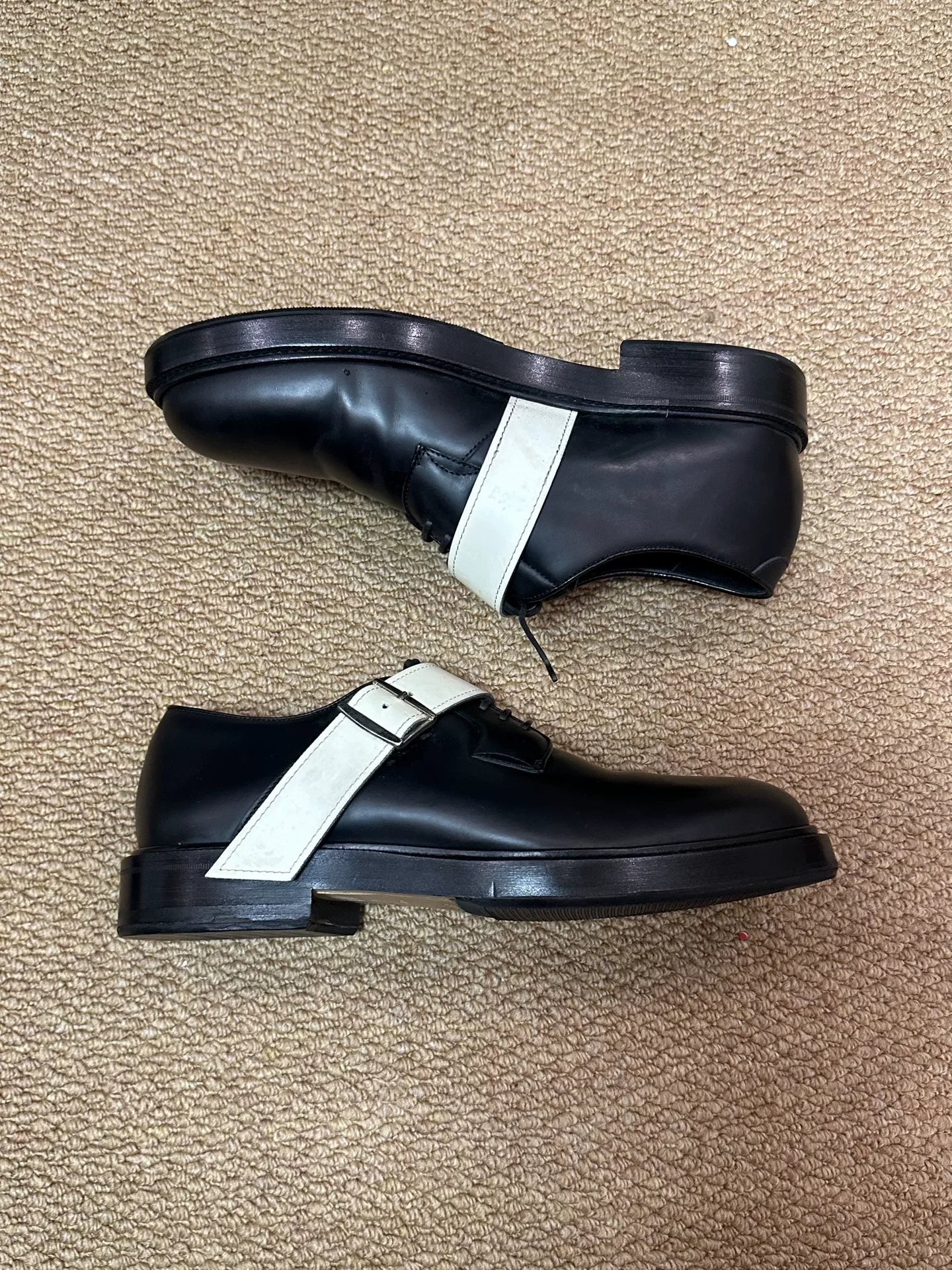 Raf Simons Buckle Derby Monk Shoes