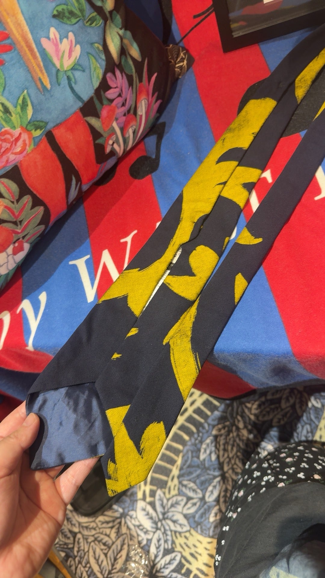 Vivienne Westwood 2017AW Clown Embroidery Tie