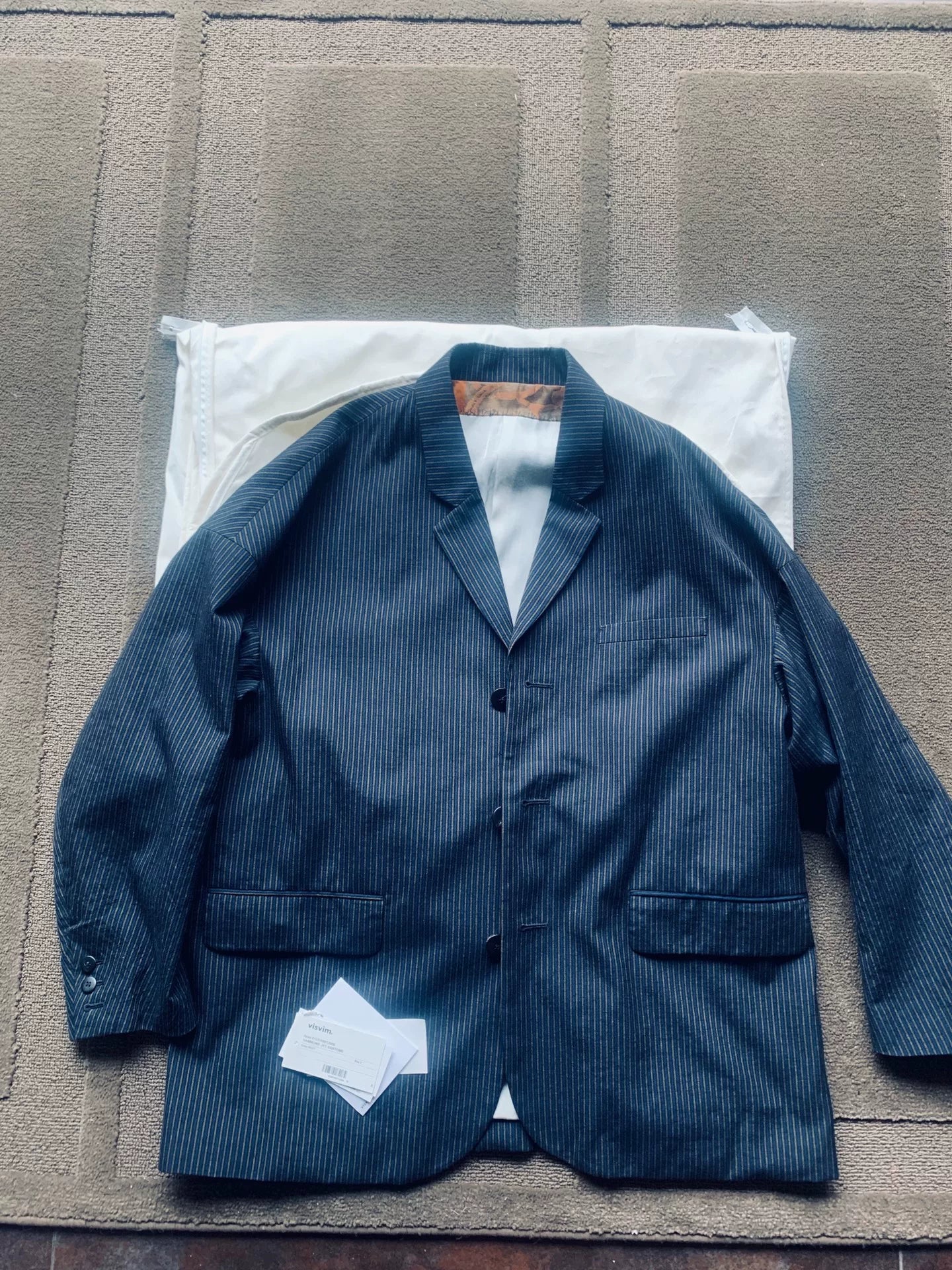 visvim Hammons JKT SANTOME Blue Blazer