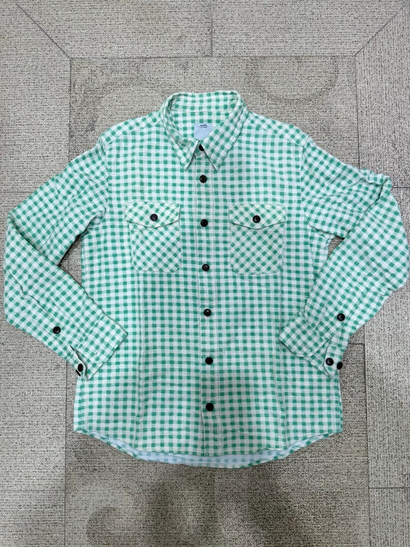 visvim Black Elk Flannel Check Shirt