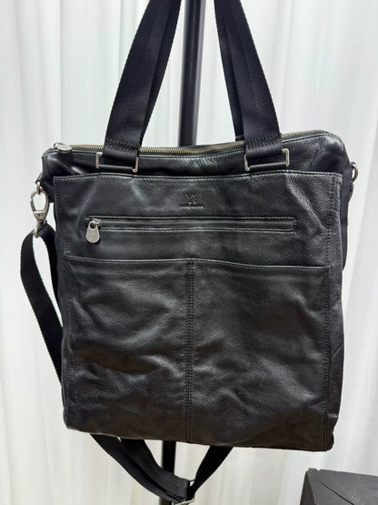 yohji yamamoto leather tote bag collaboration