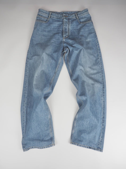 Bottega Veneta Wide Leg Denim Jeans