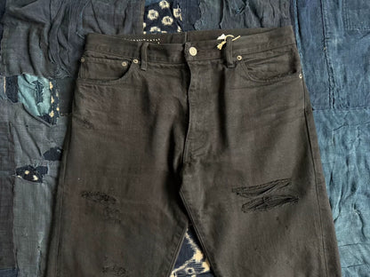 VISVIM 22SS Journeyman Black Jeans