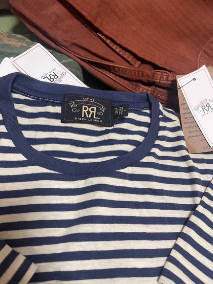 RRL Double RL Striped Tee