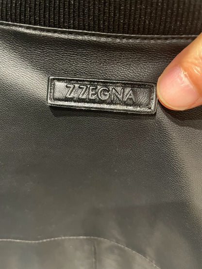 Z Zegna Leather Jacket M Size