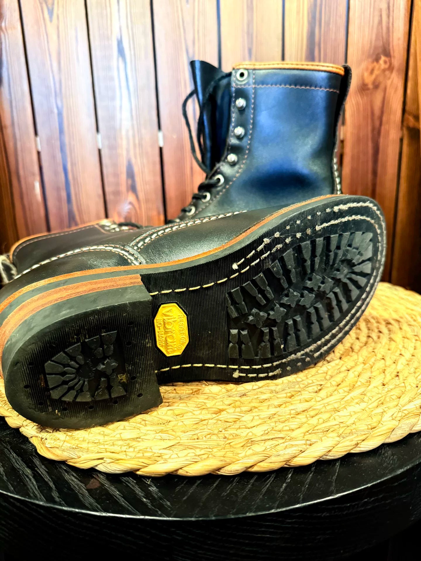 Wesco Jobmaster Black Leather Boots