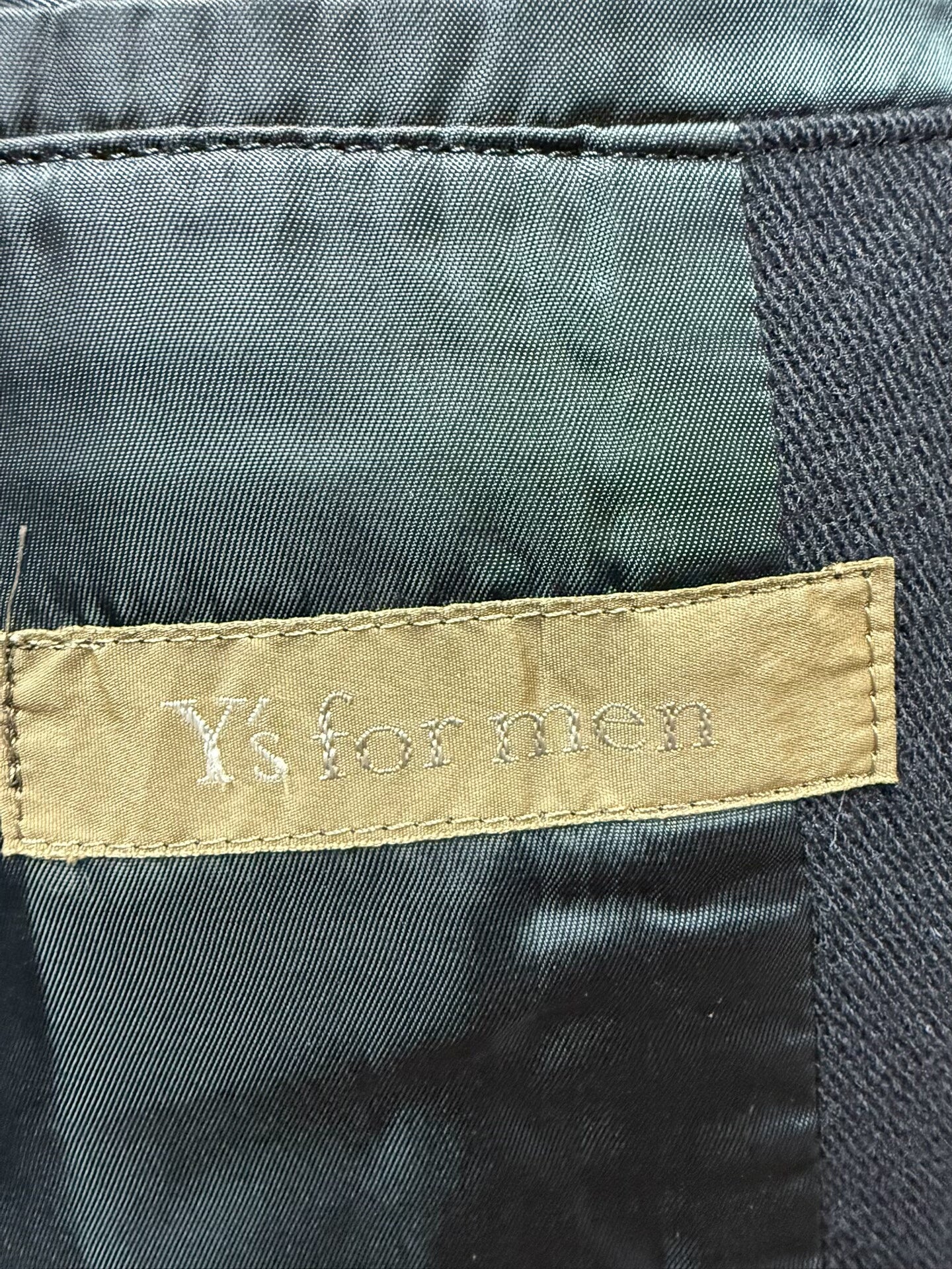 y's for men short wool jacket size 3