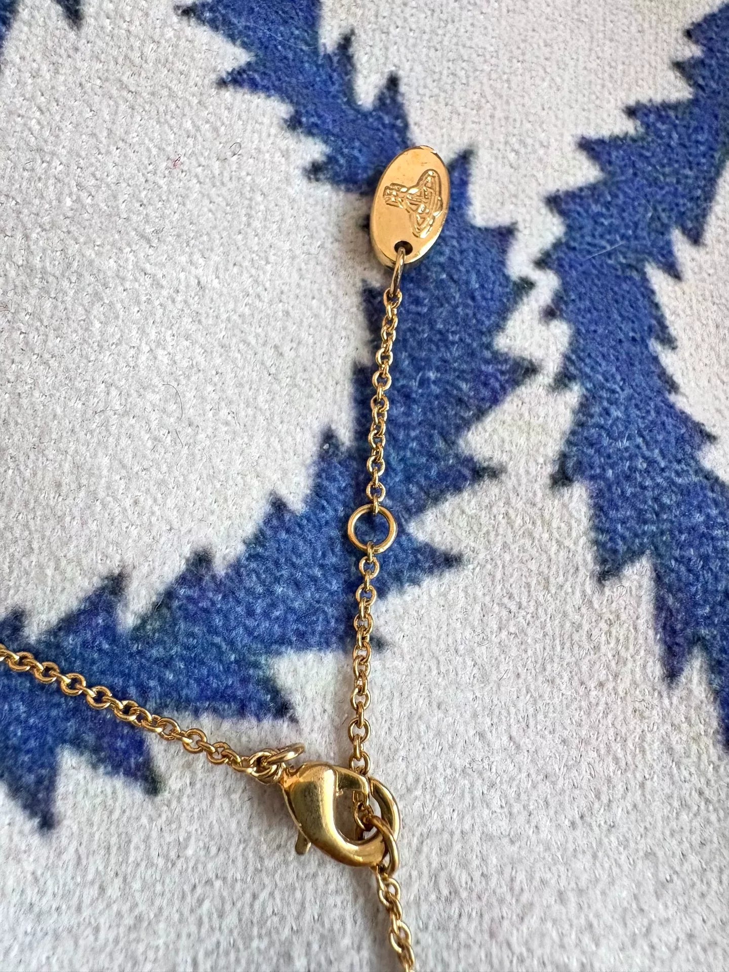 Vivienne Westwood Vintage Gold Honeycomb Necklace
