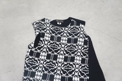 Asymmetrical Knit Vest by Comme des Garçons