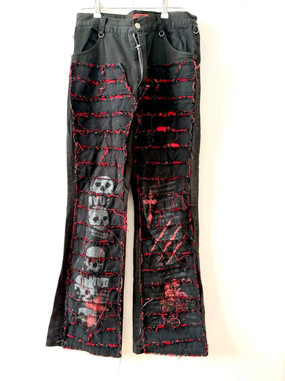 Madpunks Irregular Punk Style Long Pants