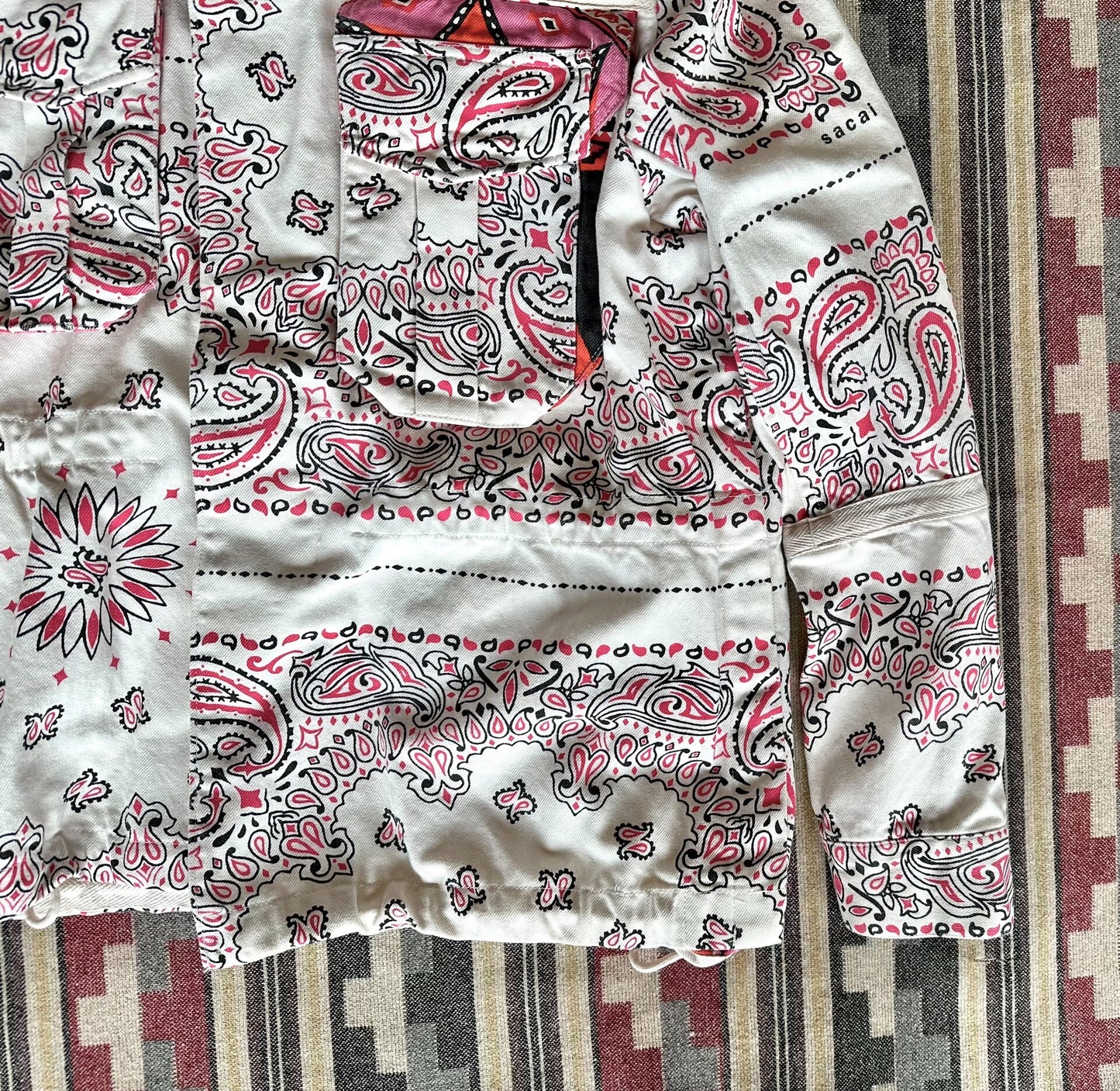 Sacai Bandana Print Blouson Jacket