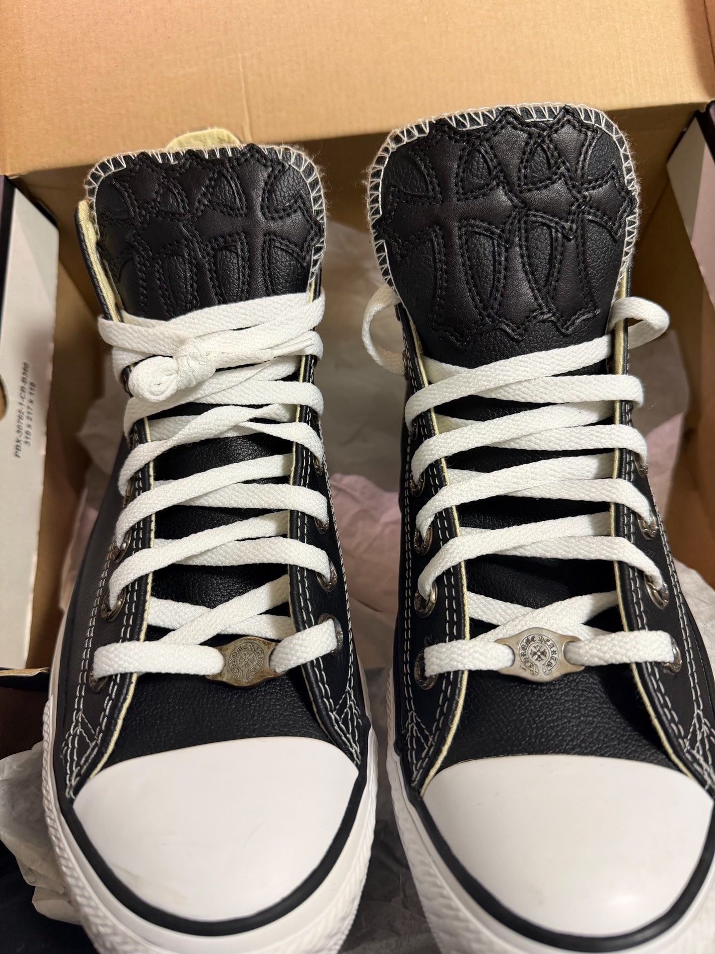 Chrome Hearts Converse Leather All Star