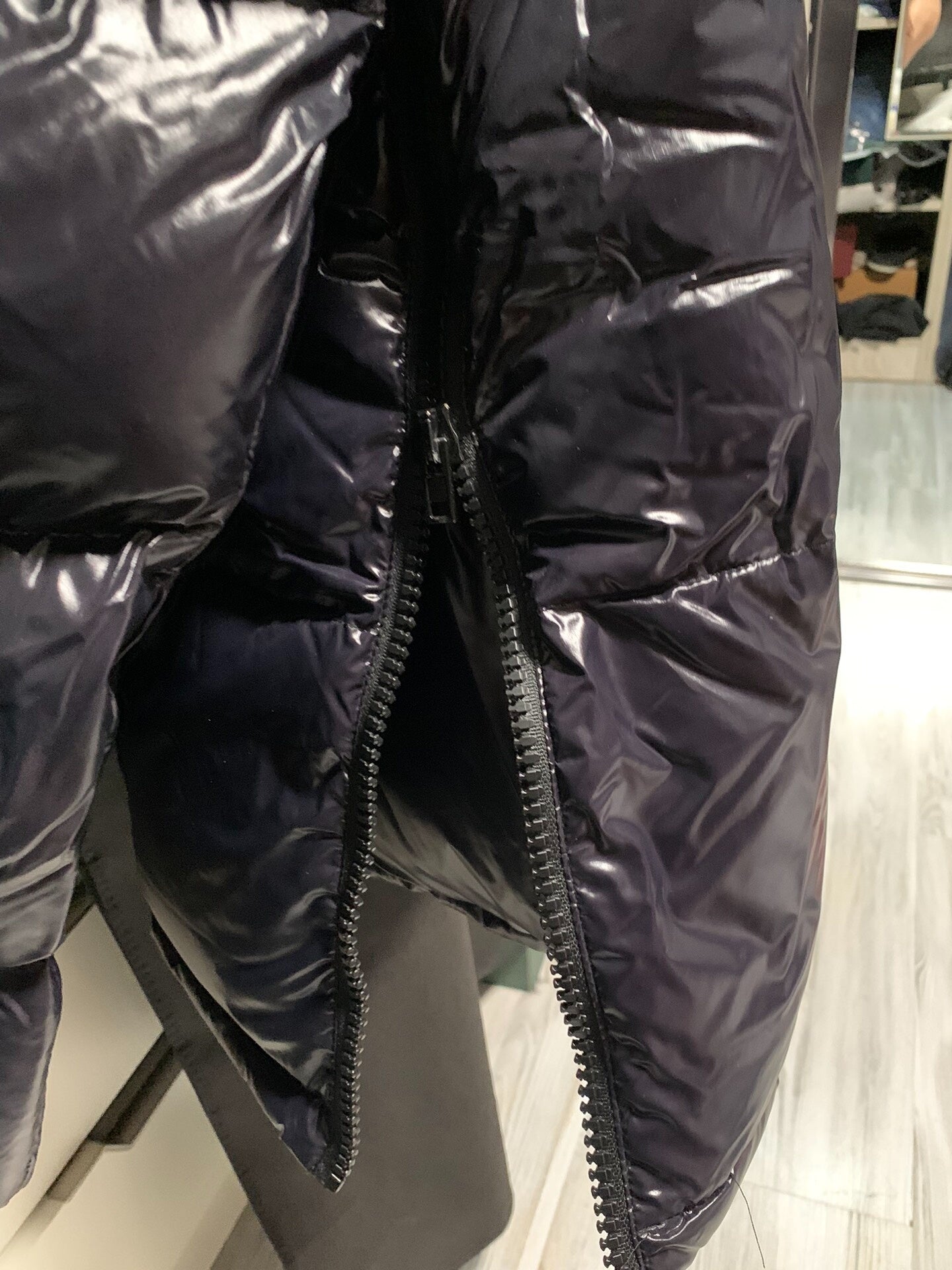 calvin klein oversized puffer jacket