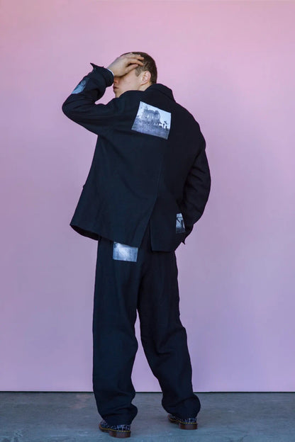 UNDERCOVER Hitchcock Psycho Wool Blazer